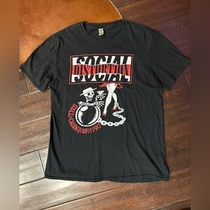 Vintage 1990 Social Distortion Ball & Chain Tour Concert T-shirt